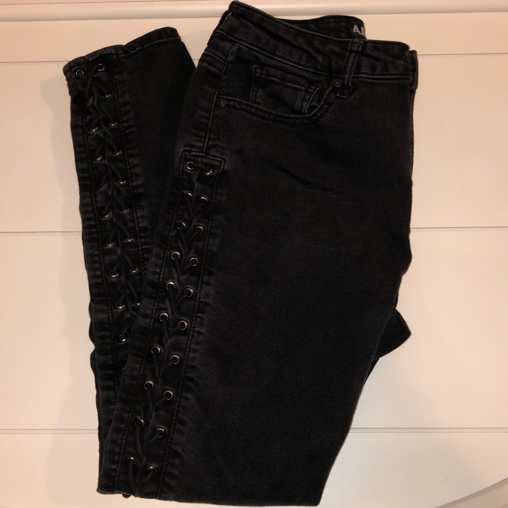 Black Denim Skinny Jeans